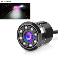 Waterproof Car Backup Camera HD Color CCD Rear View Camera 8 LED Night Vision 170 Degree Parking System