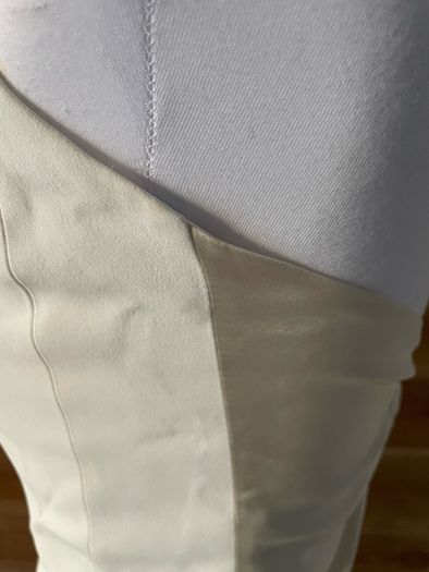 Waistcoat halterneck top  Karen Millen elegant occasion cream size 10