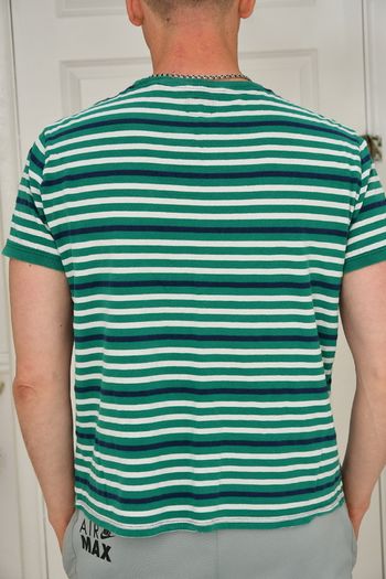 Guess Green and White Vintage T-Shirt XL