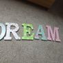 NEXT wooden DREAM words decor Image 3