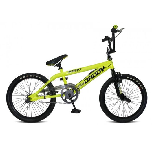 11" Rooster BIG DADDY, 20" Spoked Wheel, Neon Yellow/Black