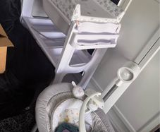 Baby swing and bath tub with changer