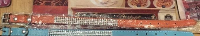 New Dog dimante collars
