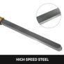 8PCS + 1 Free HSS Red Lathe Chisel Set for Wood Turning Root Furniture Carving Knife 6.89" Blade 16.14" Chisel With Tool Box Image 4