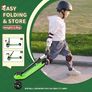 Kids Scooter - Big Wheels Foldable Kick Scooter with Flashing LED Lights for Boys Girls, 4 Levels Height Adjustable, 3 Wheel Scooter for Kids Ages 3-10 with Safe Lean to Steer Design Image 4