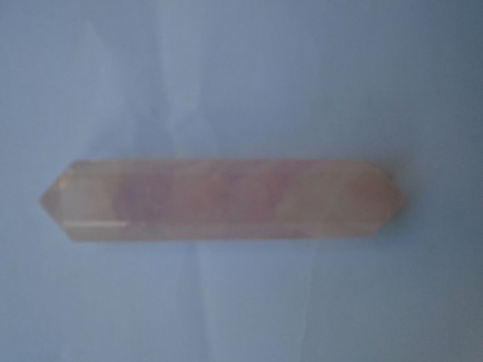 Rose Quartz, Crystals, Gemstones, Double terminated point, Rose Quartz DT point