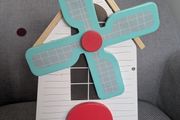 Wooden windmill