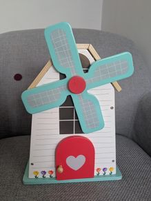 Wooden windmill