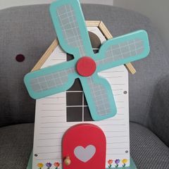 Wooden windmill
