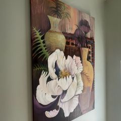 Large original "Magnolias-still life" painting