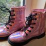 boots girl shiny pink dunnes Image 3