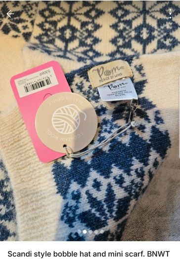 Scandi Style Hat and scarf set brand new