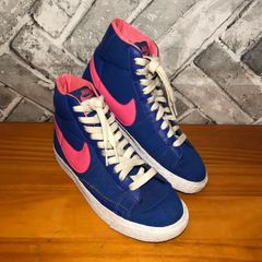 Nike Blazer Ladies/Girls UK3 EUR35.5 Casual Hi Top Trainers Blue/Pink   S-B