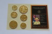 Australia Gold Plated Uncirculated coin collectors set