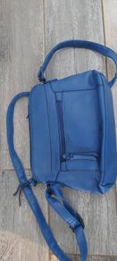 blue cross body bag