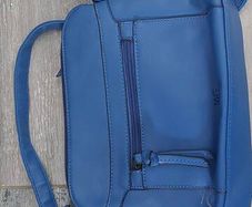 blue cross body bag