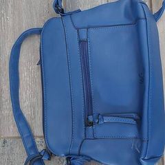 blue cross body bag