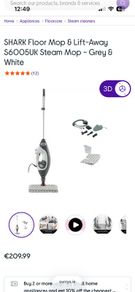 SHARK Klik n Flip steam mop