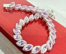 Moroccan Amethyst Cluster Bracelet