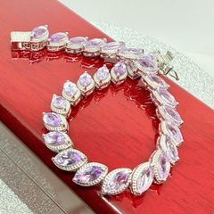 Moroccan Amethyst Cluster Bracelet