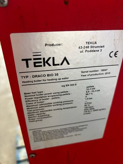 Telka wood pellet boiler