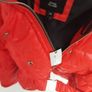 ladies belted jacket with detachable fur hood Image 3