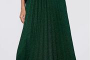 Zara Metallic Thread Pleated Skirt - New with tags. Size Large