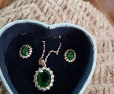 Silver jewellery set