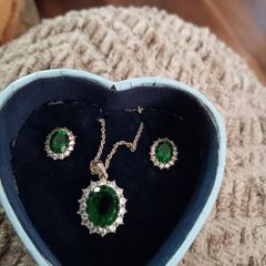 Silver jewellery set