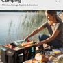 HOTOR Car Boot Oganiser - Large-Capacity Auto Trunk Organizer Collapsible Multi Compartments, Foldable Boot Storage for SUVs, Sturdy Car Accessories for Men Camping Tools, Black Image 8