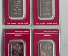 20g Swiss Silver Bars
