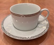 Vintage 2004 Royal Doulton Platinum Range Tea Cup and Saucer