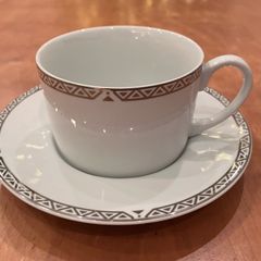 Vintage 2004 Royal Doulton Platinum Range Tea Cup and Saucer