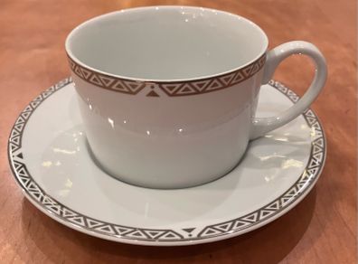 Vintage 2004 Royal Doulton Platinum Range Tea Cup and Saucer