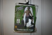 Zombie Skate Punk Costume Age 8 - 10 Years