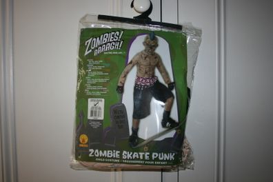 Zombie Skate Punk Costume Age 8 - 10 Years