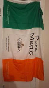 Vintage 2002 Guinness Ireland Large Flag