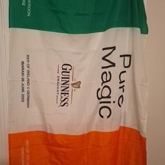 Vintage 2002 Guinness Ireland Large Flag