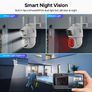 WiFi Security Camera Outdoor Dual Lens 2.4 / 5ghz Wireless IP Camera For Home Security Monitoring Image 7