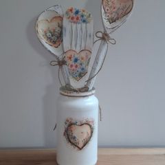 Set of  3 Decorative Kitchen Utensils in the Jar