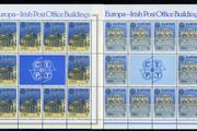 1990 Ireland Europa Post Office Buildings Commemorative Stamp Sheetlet Mint Never Hinged (MNH)