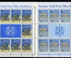 1990 Ireland Europa Post Office Buildings Commemorative Stamp Sheetlet Mint Never Hinged (MNH)