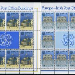 1990 Ireland Europa Post Office Buildings Commemorative Stamp Sheetlet Mint Never Hinged (MNH)