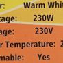 R7S halogen bulb 230V 230W 118mm Image 2