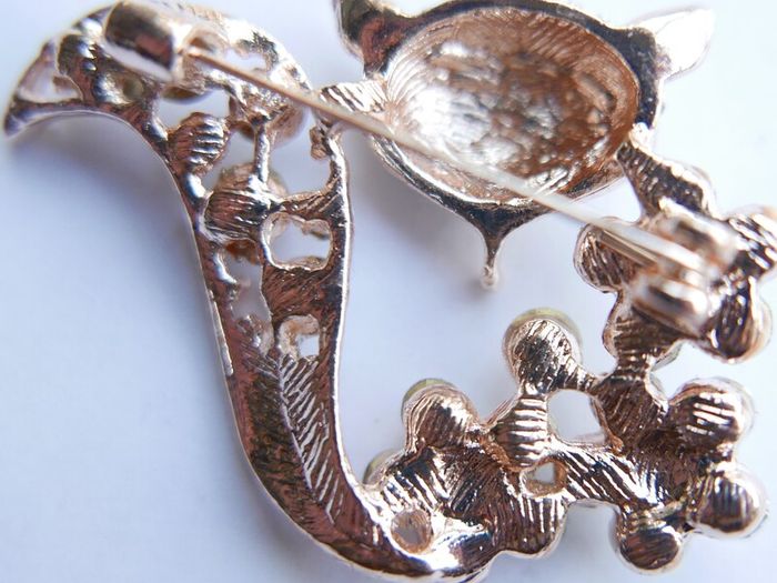 Mischievous vixen pin, lavish playful fox brooch, specialized crystal gifts, luxury statement jeweler