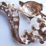 Mischievous vixen pin, lavish playful fox brooch, specialized crystal gifts, luxury statement jeweler Image 5