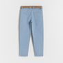 Structural fabric chino trousers with belt size 140 cm Image 3