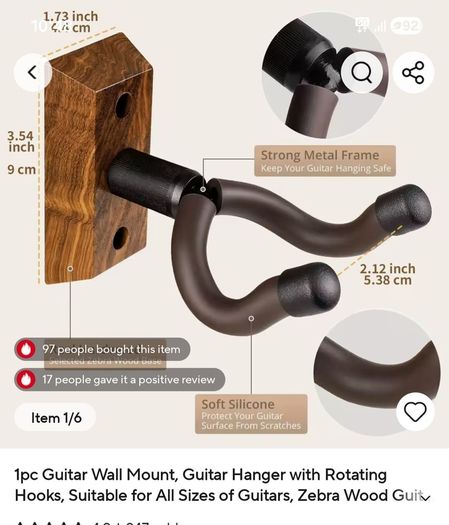 Guitar Wall Hangers