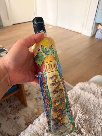 Hand Painted Bottle