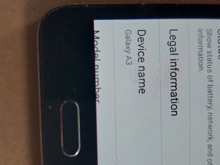 Samsung Galaxy A3, Model No SM-A300FU, 16GB in very good condition